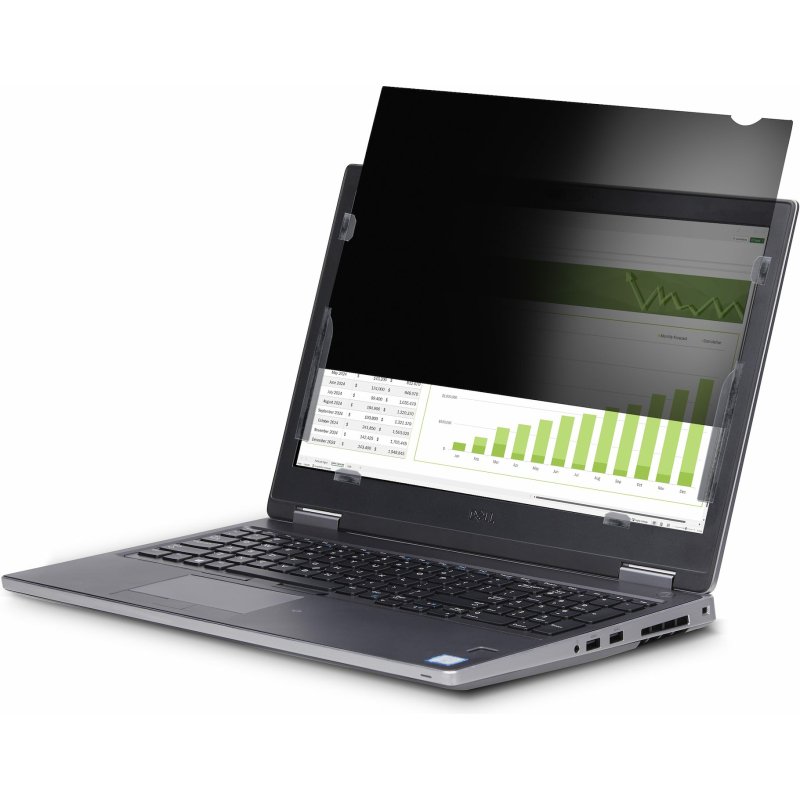 StarTech.com Filtre de Confidentialité pour Écran Tactile 16:9 de 15,6 Pouces, Filtre Antireflet/Anti Lumière Bleue, Protection d'Écran d'Ordinateur Portable, Angle de Vue de +/- 30 Degrés, Rabattable