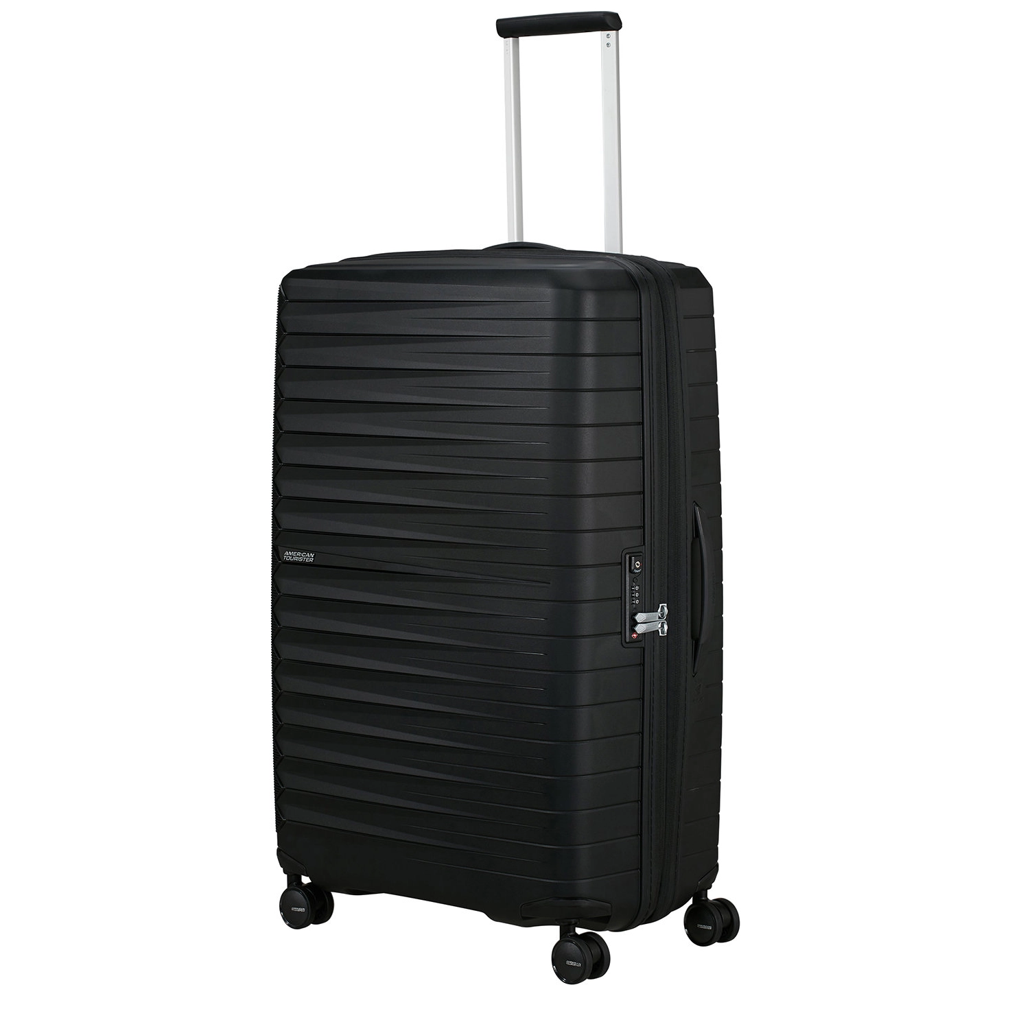 American Tourister Fastforward Spinner 78 EXP Flash Black