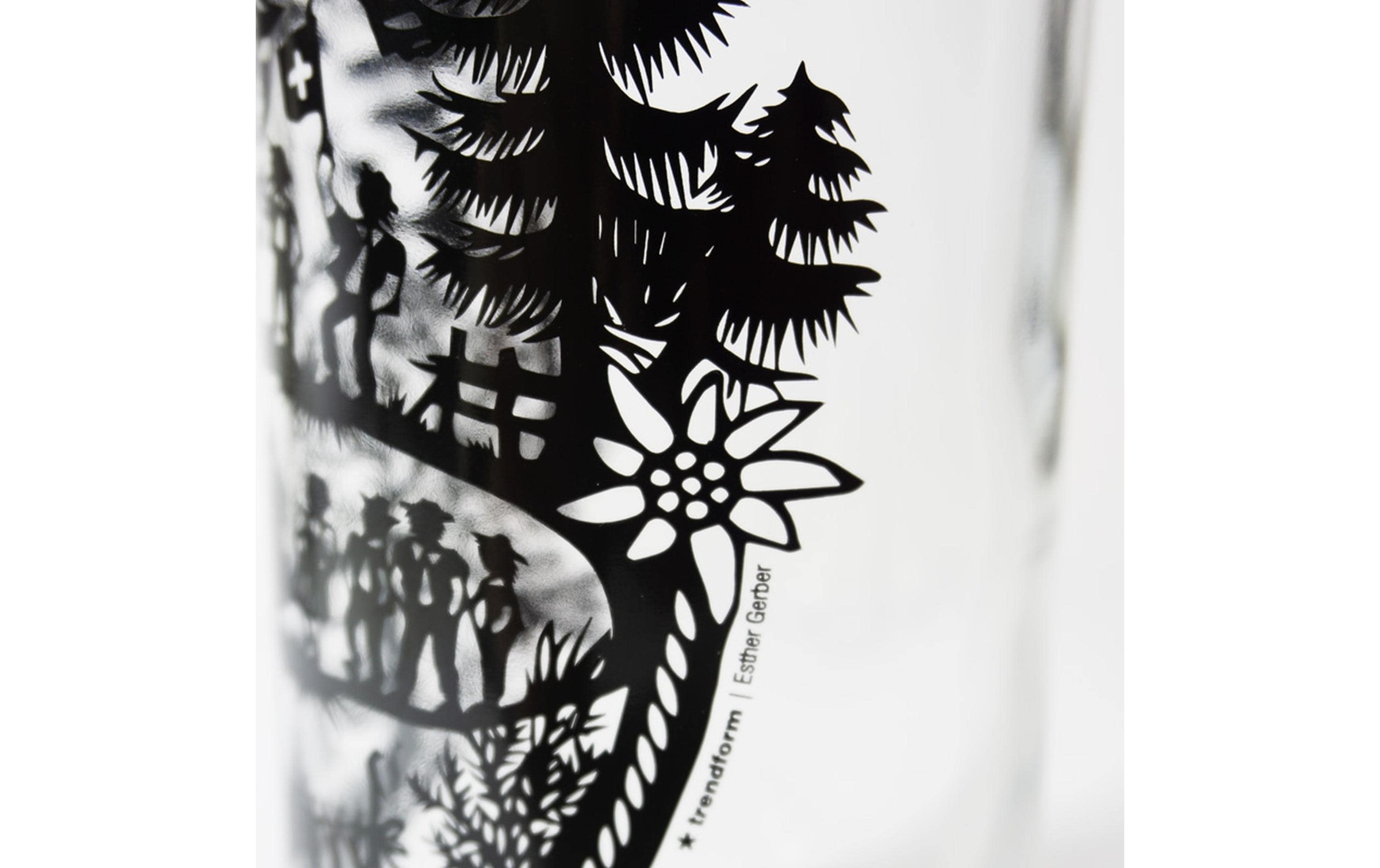 Trinkflasche »Glasflasche 1L Swiss Tradition«