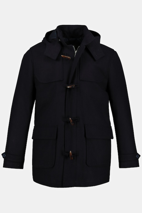 Dufflecoat, wasserabweisend, Knebel Knöpfe, bis 8 XL