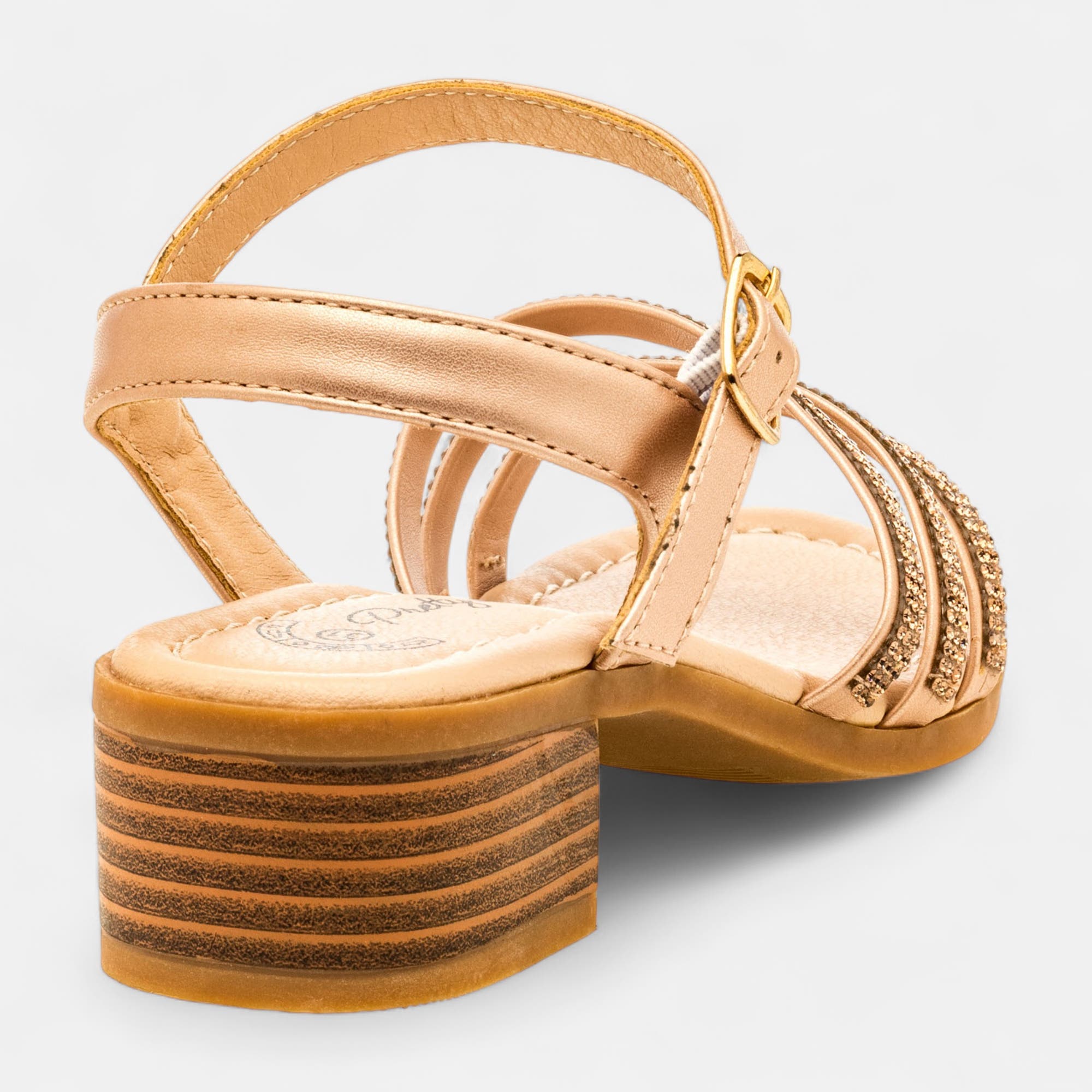 Nu-pieds Fille rose