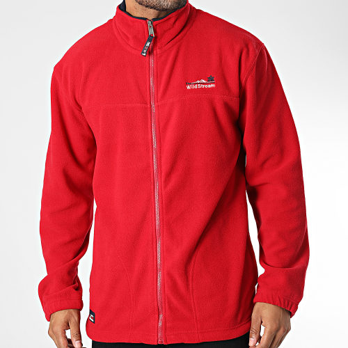 Veste Polaire Zippée Ipeak Rouge