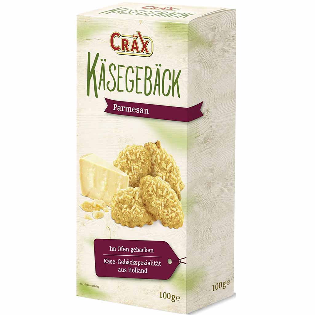 Cräx Käsegebäck Parmesan 100g MHD:30.9.25