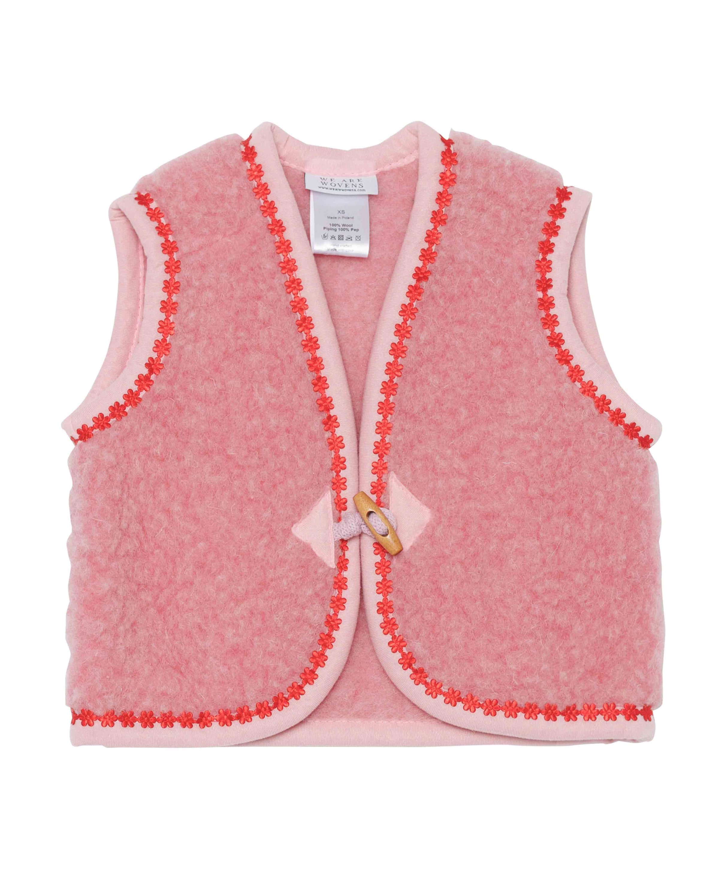 We Are Wovens Meisjes gilet roze