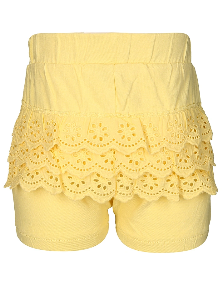Shorts NBFHERLE mit Rüschen in gelb