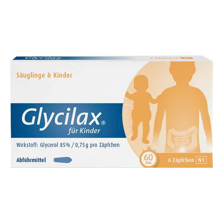 Glycilax® Zäpfchen für Kinder, 6 St