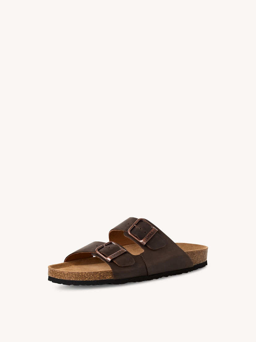 Leren Slipper - bruin