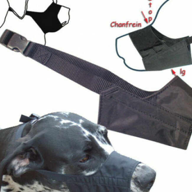 Muselière nylon pour chien