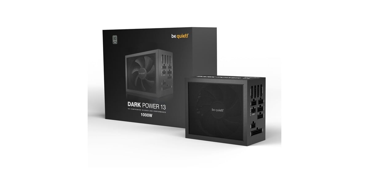 be quiet!Dark Power 13 modulaire 1000 watt voeding   (Zwart, 1x 12VHPWR, 4x PCIe)