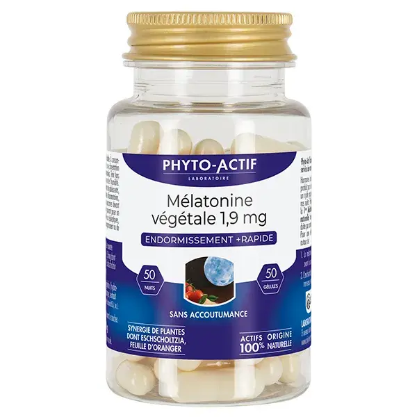 Melatonina fitoativa de origem vegetal 1,9 mg 50 cápsulas
