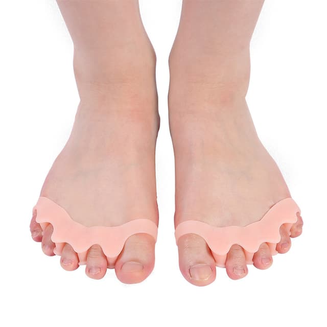 Tåskiller til Hallux valgus 1 par Hvid