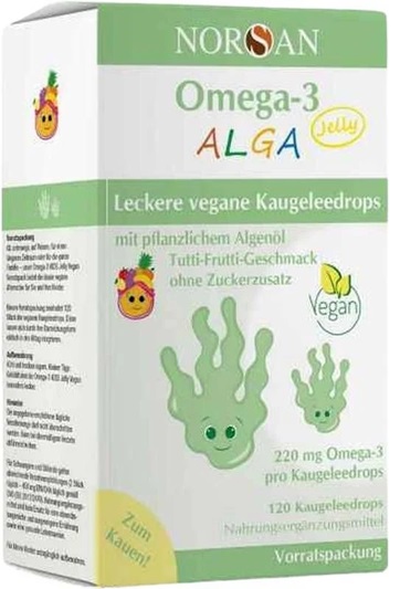NORSAN Omega-3 ALGA Jelly vegan Blist 120 Stk