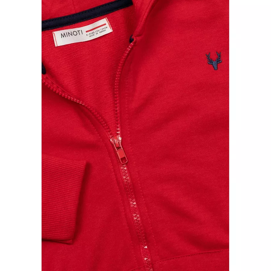 MINOTI Sweatjacke Rot