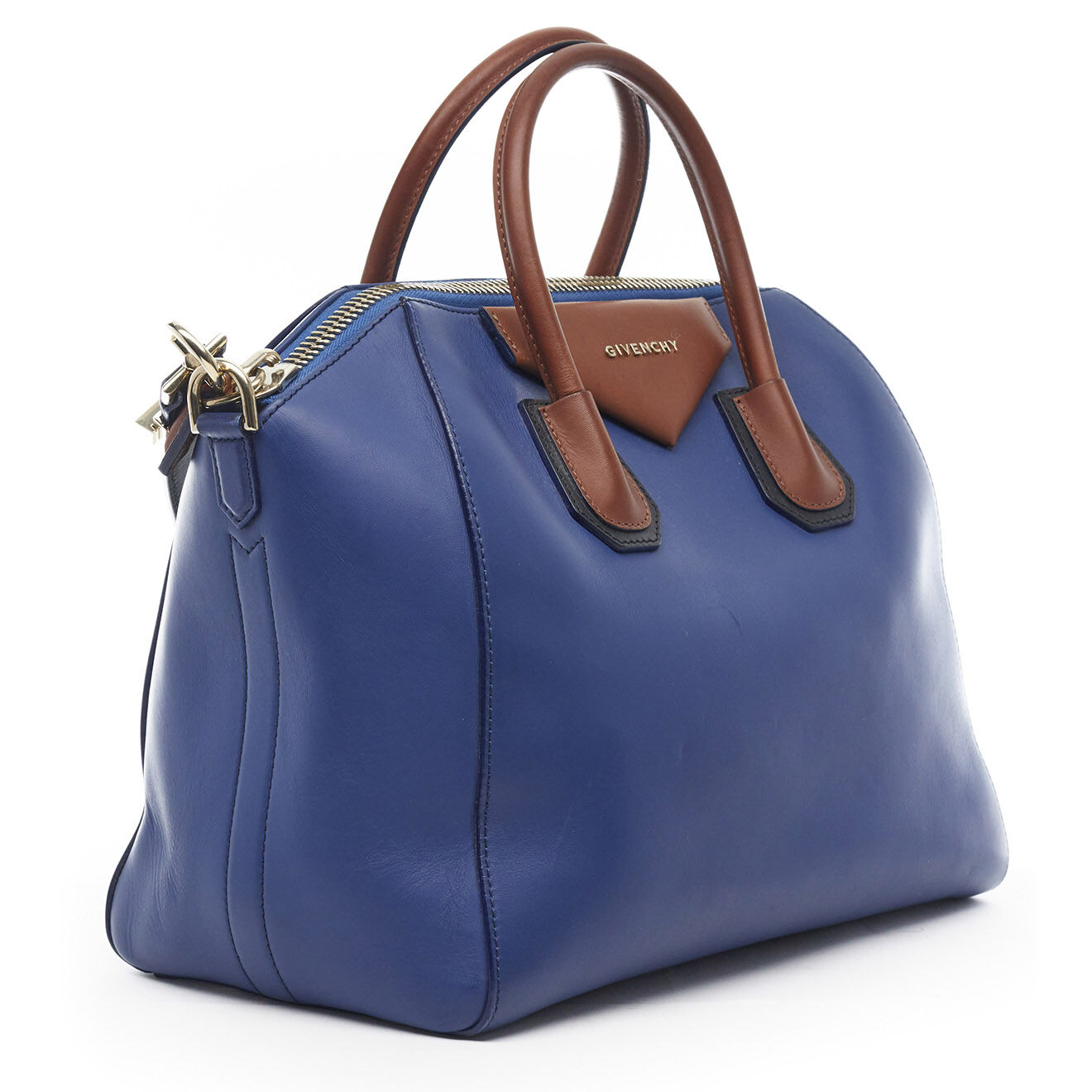 Givenchy Sac Antigona bleu/camel Medium État: Très bon