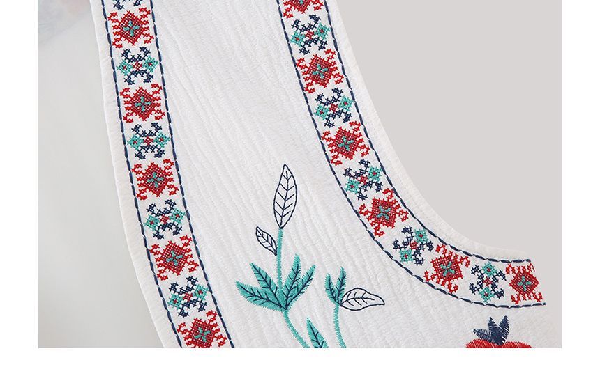 SugaYuja - Open vest met bloemenborduursel