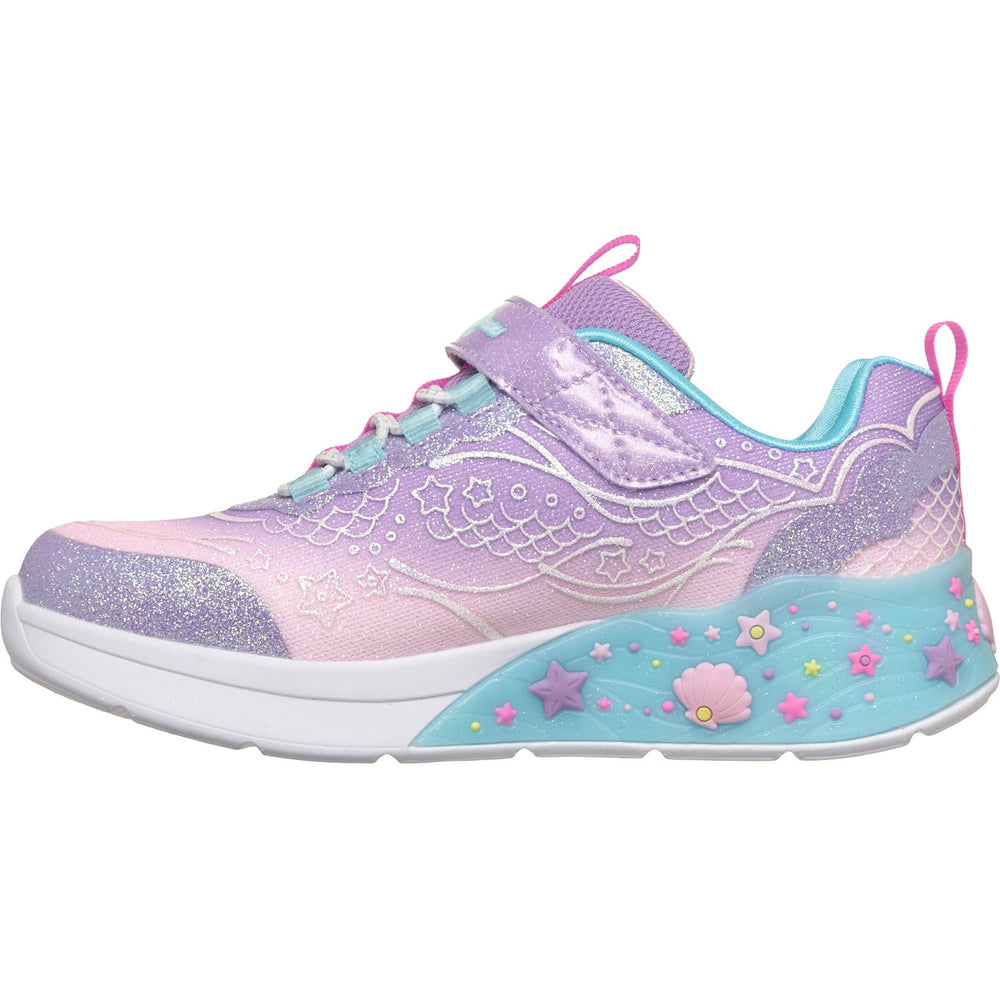 Køb Skechers Purple S-Lights: Mermaid Dreams