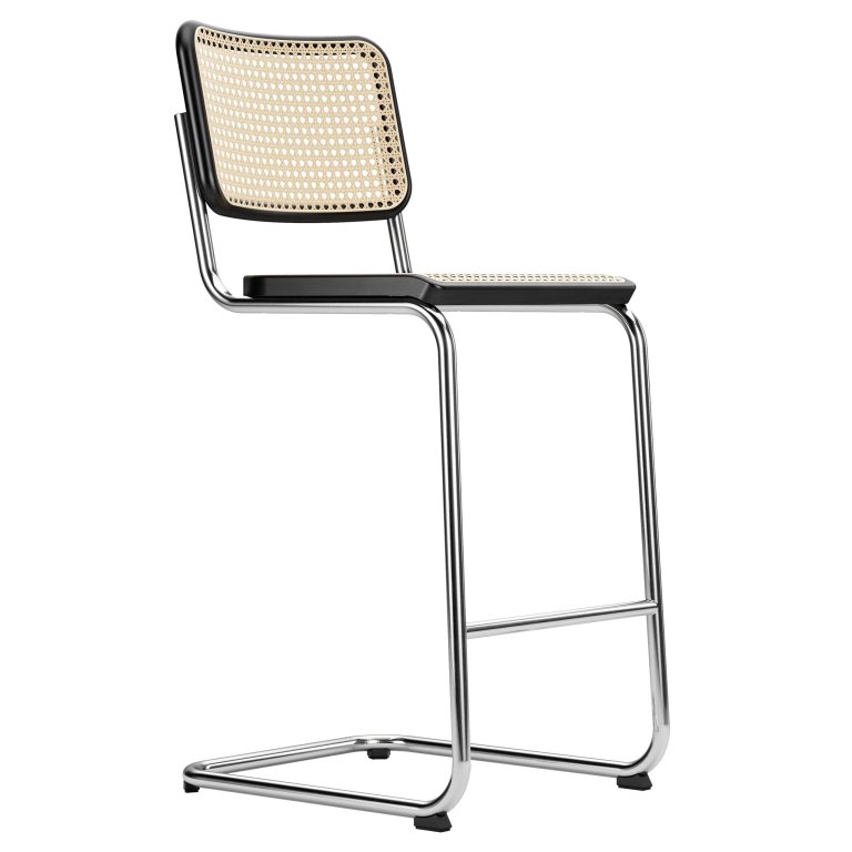 Thonet S32 VH barkruk 75cm naturel