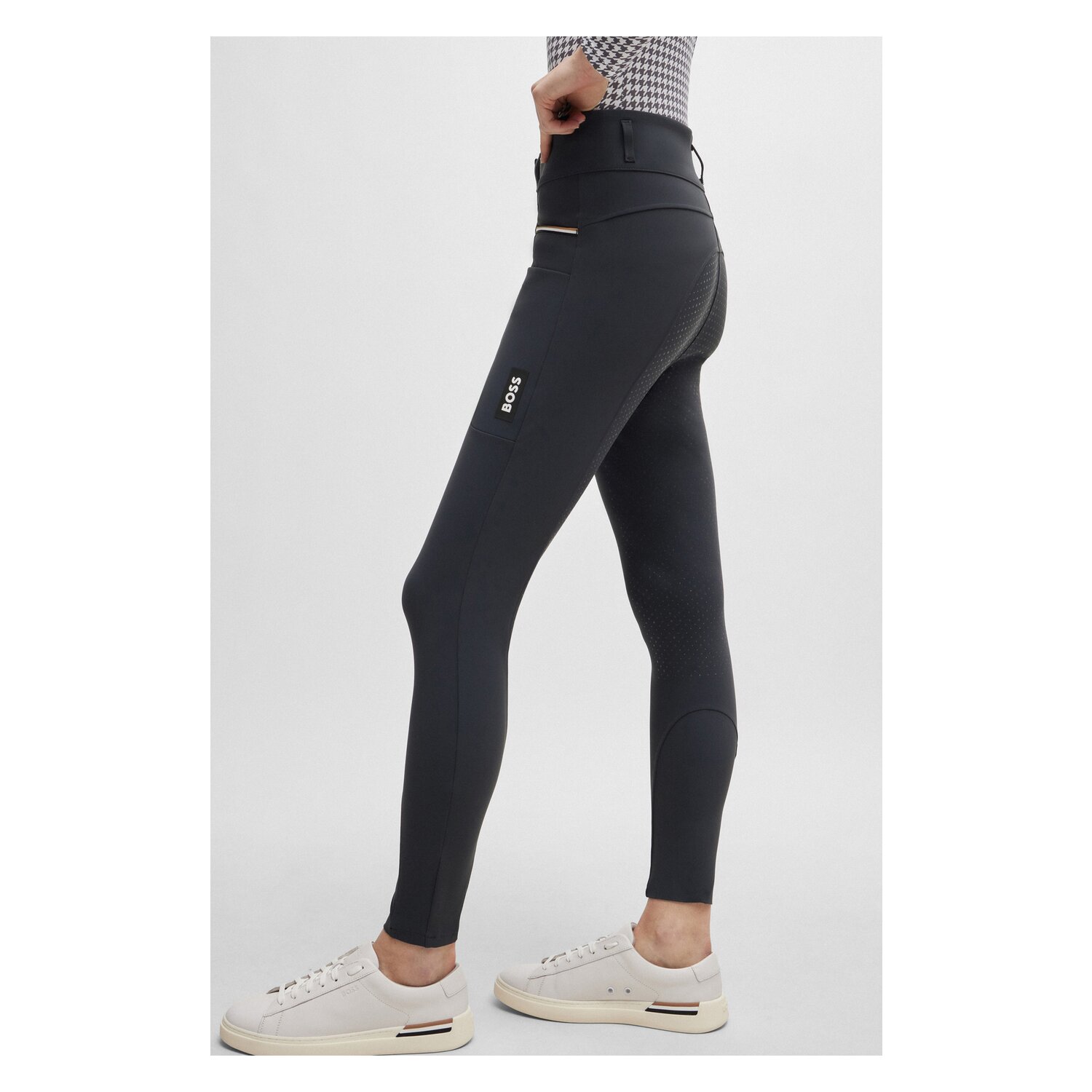 BOSS EQUESTRIAN Grip-Vollbesatz-Reithose Hailey - grey