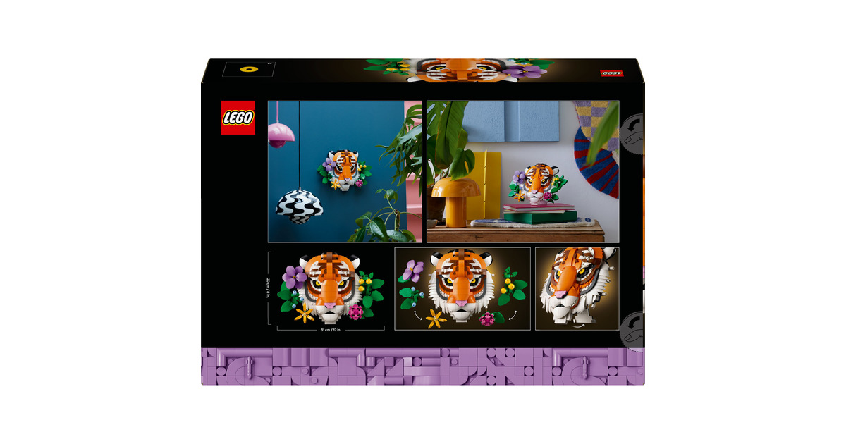 LEGOArt - De Faunacollectie – Tijger Constructiespeelgoed  (31217)