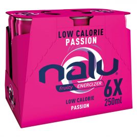 Nalu Fruity energizer passion limonade 6-pack