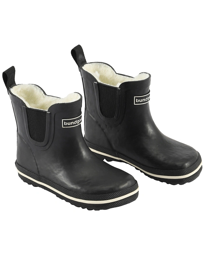 Gummistiefel PLATSCH halbhoch gefüttert in black sky