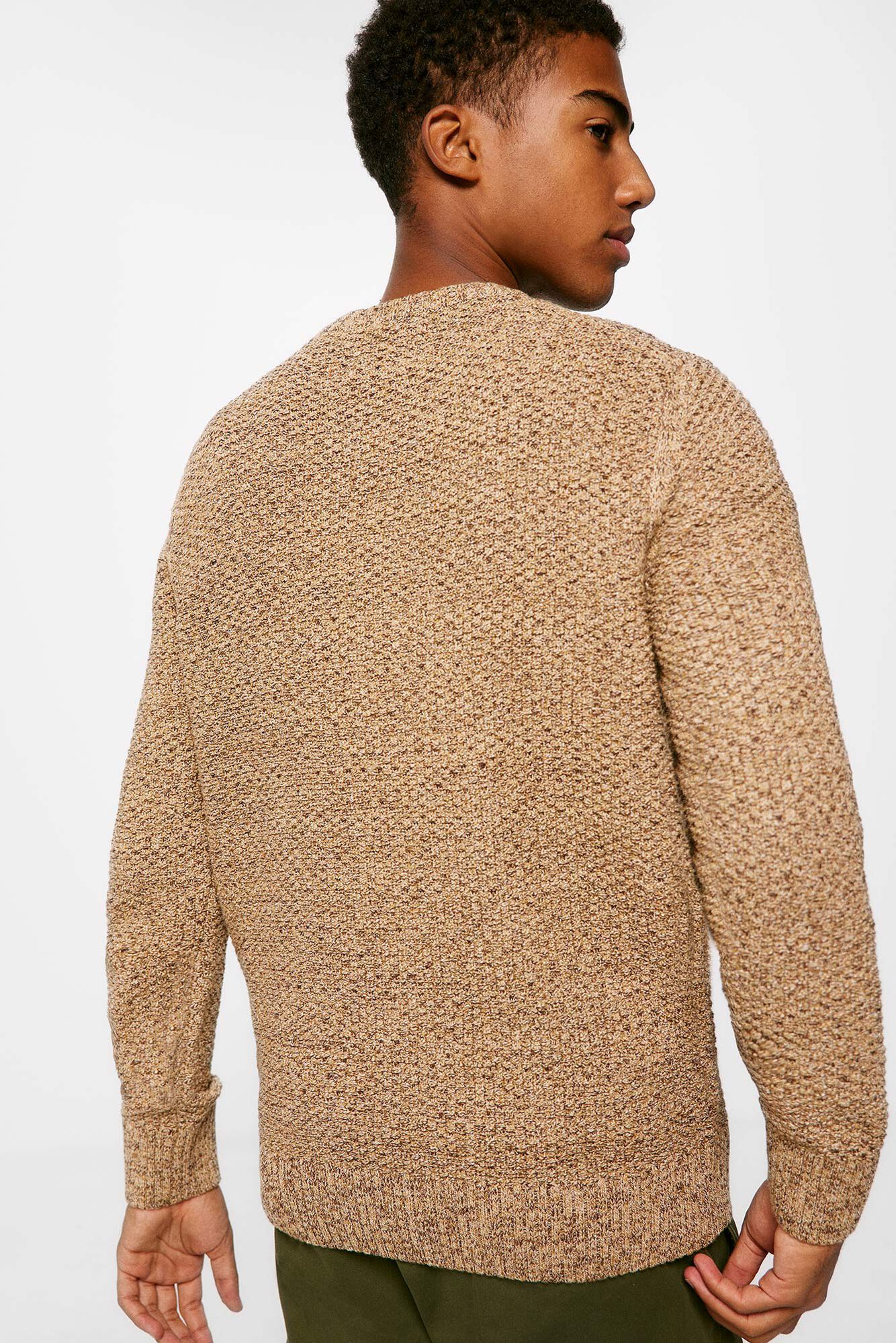 camisa texturizada sofisticada