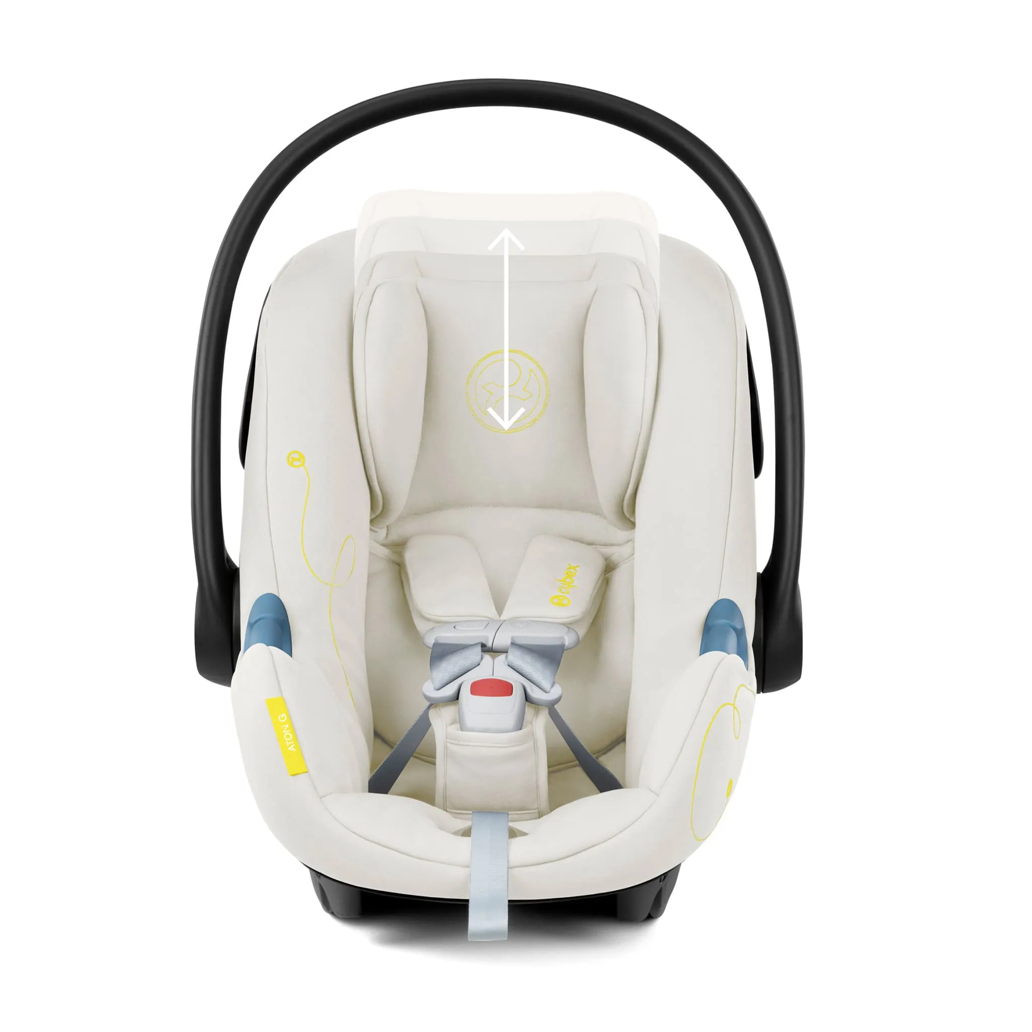 Cybex Poussette Gazelle S 2 + Siège d'Auto Aton G Swivel - Seashell Beige