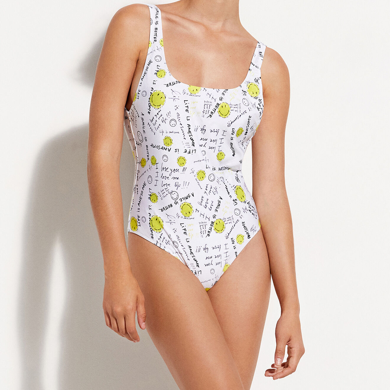 Desigual Maillot de bain 1 Pièce Lexie blanc