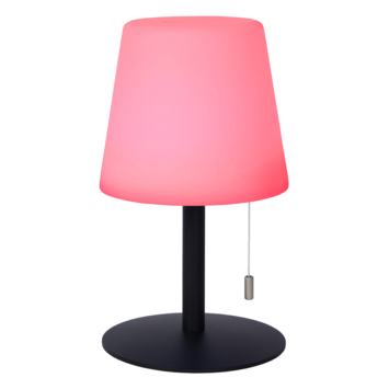 Lucide USB oplaadbare tafellamp Rio 1.8W zwart