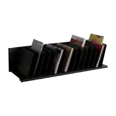 Trieur organiseur de bureau - 15 cases inclinées - noir