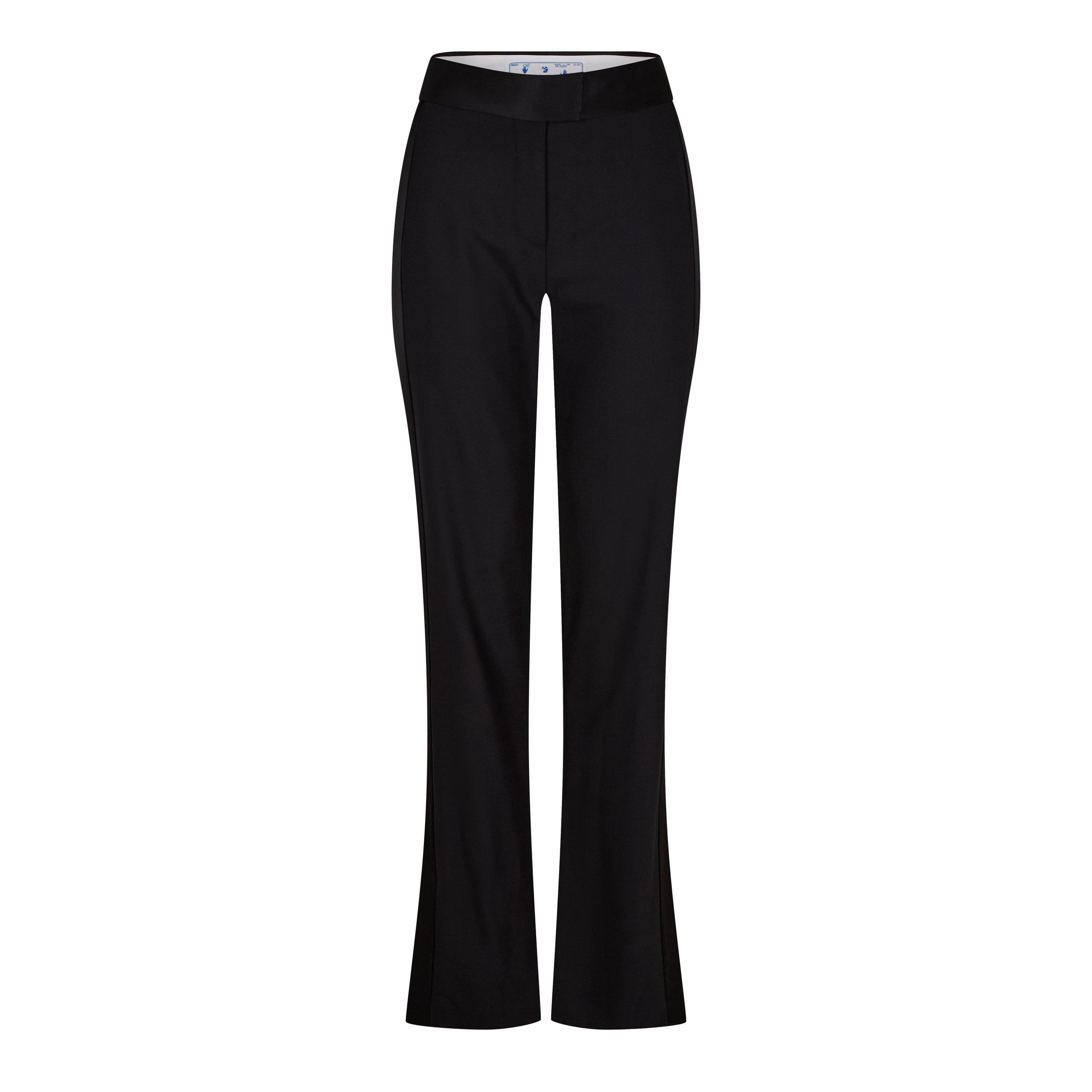 Off White Tuxedo Trousers
