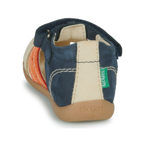 Kickers - BIGBAZAR-2 - Marine / Corail / Beige