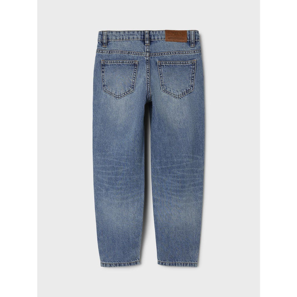 Køb Name It Dark Blue Denim Silas Tapered Jeans Noos