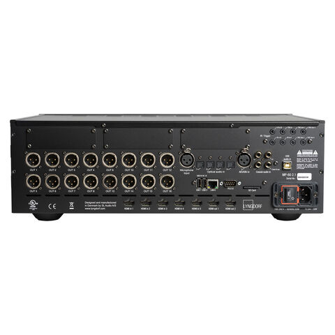 Lyngdorf MP-60 2.1 – 8K HDMI-2.1-surroundprocessor met 16 kanalen
