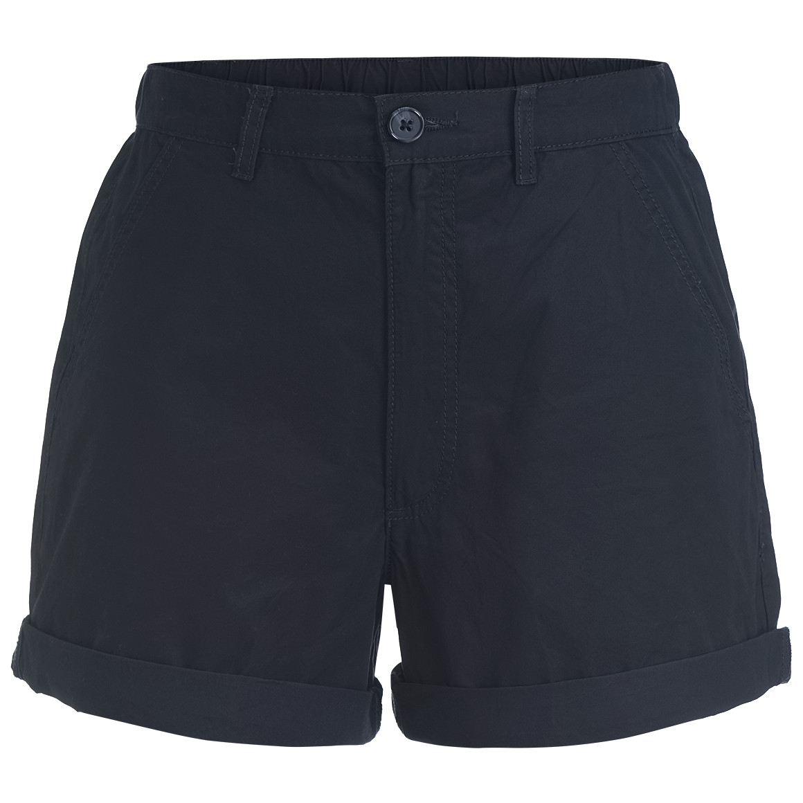 Jonas Nielsen Damen Chinoshorts in Unifarben dunkelblau
