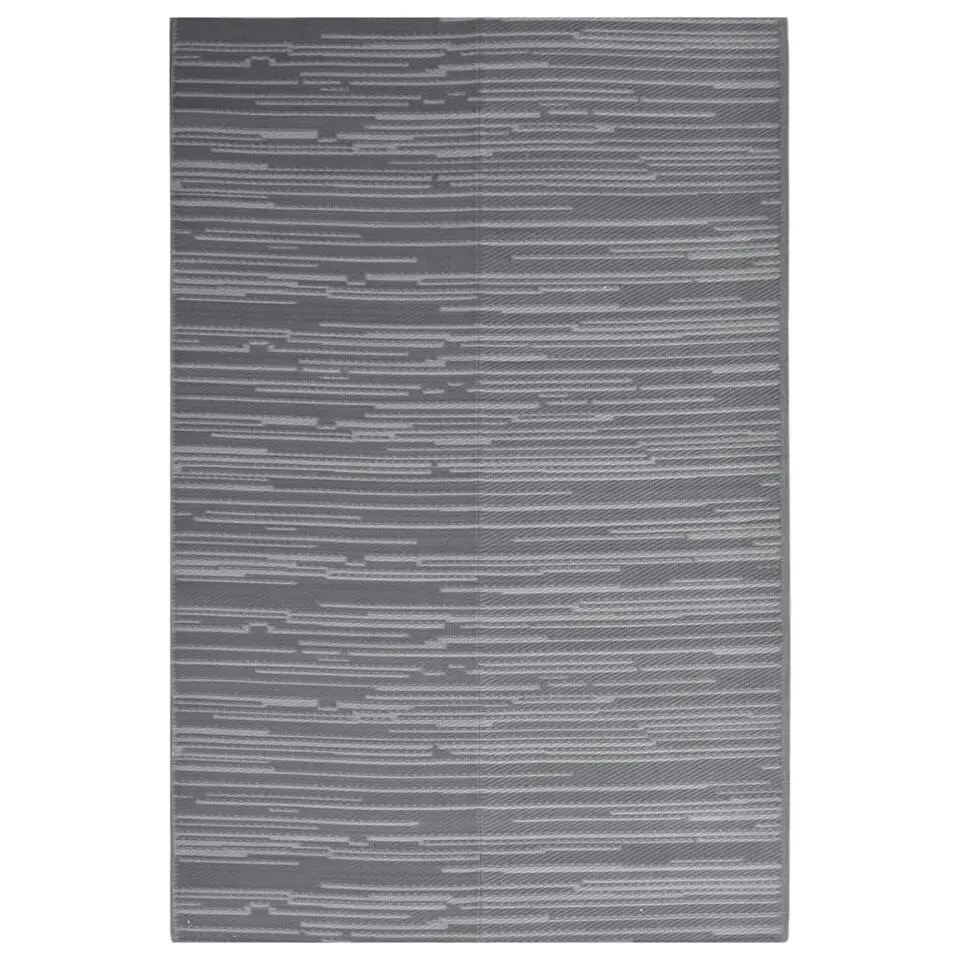 vidaXL - Buitenkleed - Antraciet - Polypropyleen - 140 x 200 cm
