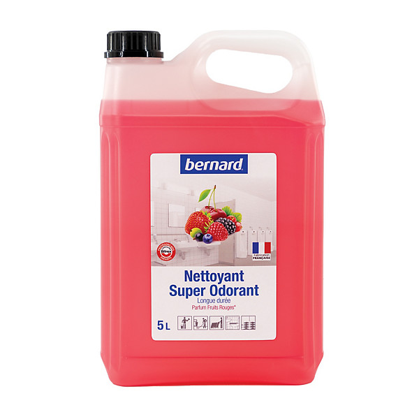 Nettoyant surodorant avec Bitrex à pH neutre Bernard fruits rouges 5 L