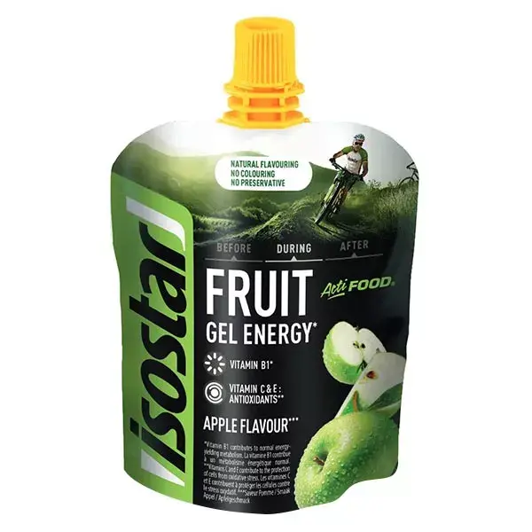 Isostar Fruit Energy Gel Actifood Maçã Sachê 90g