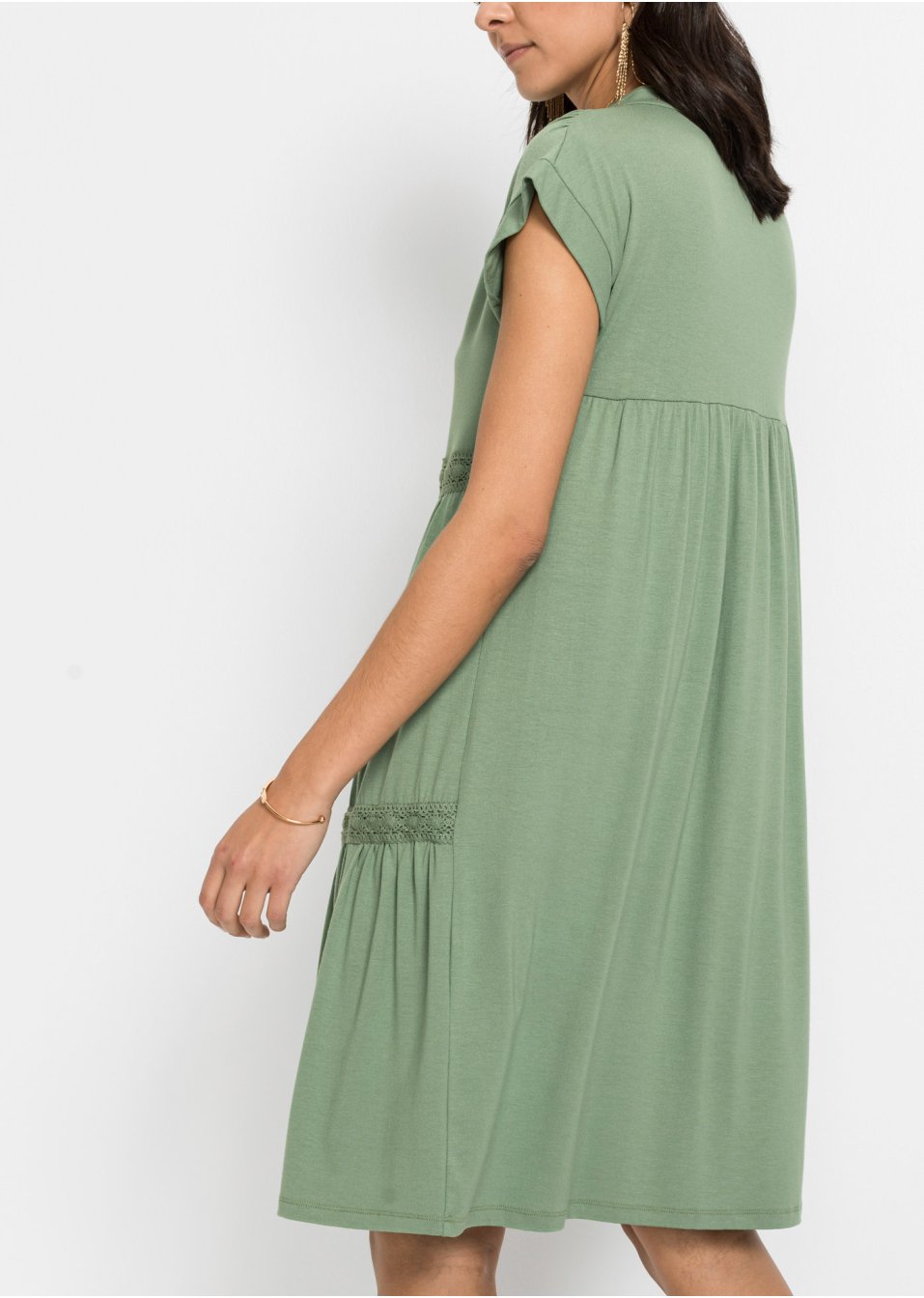 Robe-tunique à dentelle