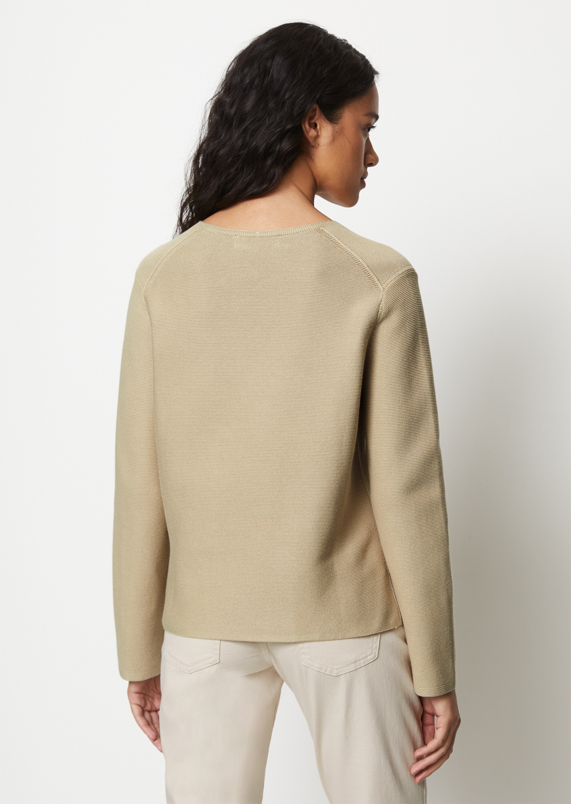 V-Neck-Pullover looseaus Organic Cotton