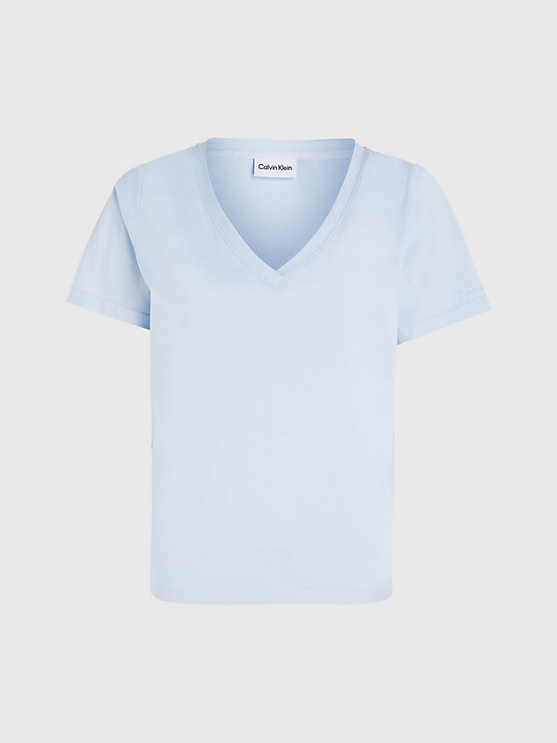 Camiseta com decote em V