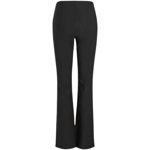 Vila - VISIMINE HW FLARED PANTS Negro