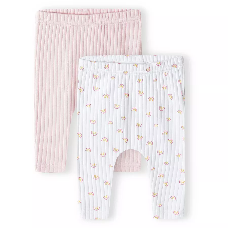 MINOTI 2er-Pack Leggings RosaWeiß