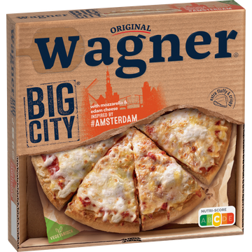 Original Wagner Big City Pizza with Mozzarella & Edam Cheese #Amsterdam 410 g