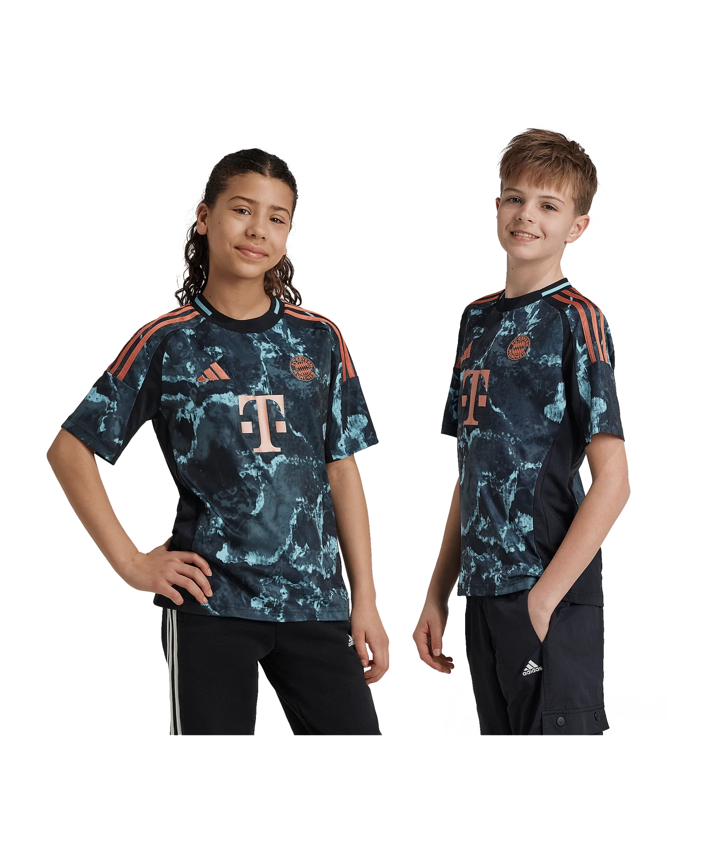 adidas FC Bayern München Trikot Away 2024/2025 Kids Schwarz