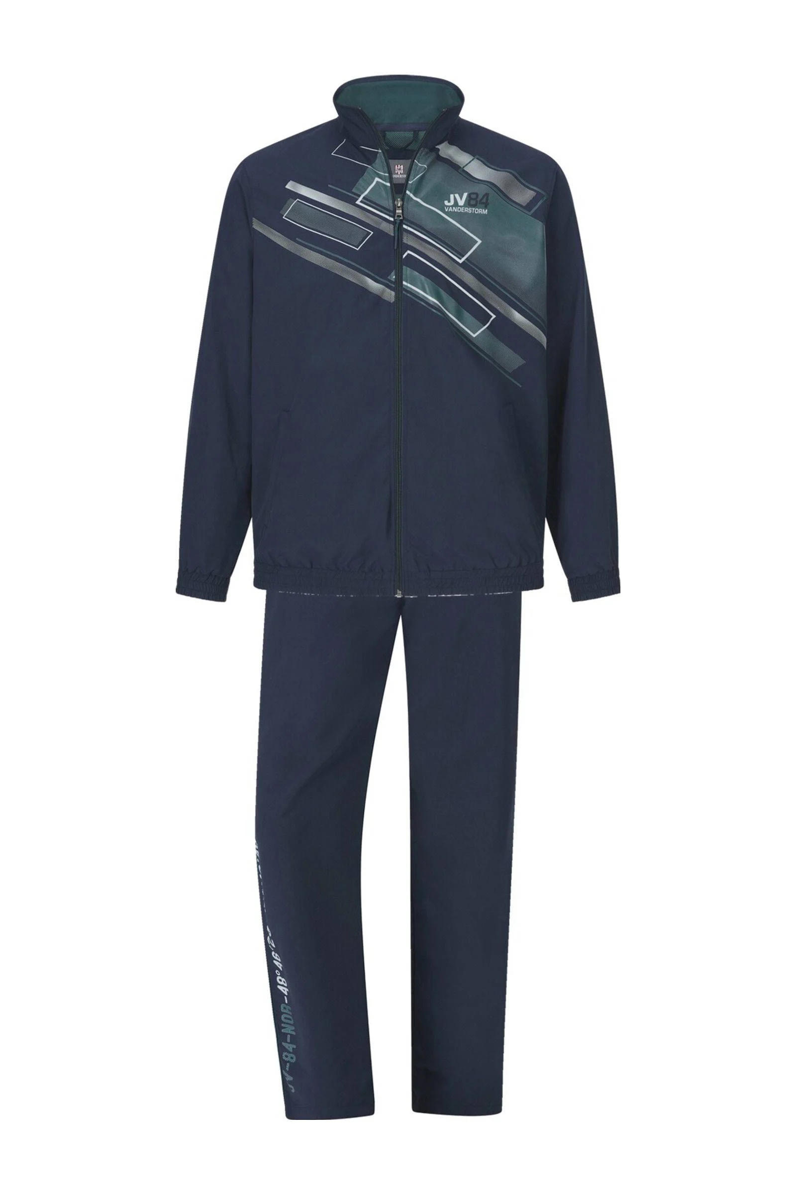 Jan Vanderstorm Plus Size  trainingspak Rolfskar donkerblauw