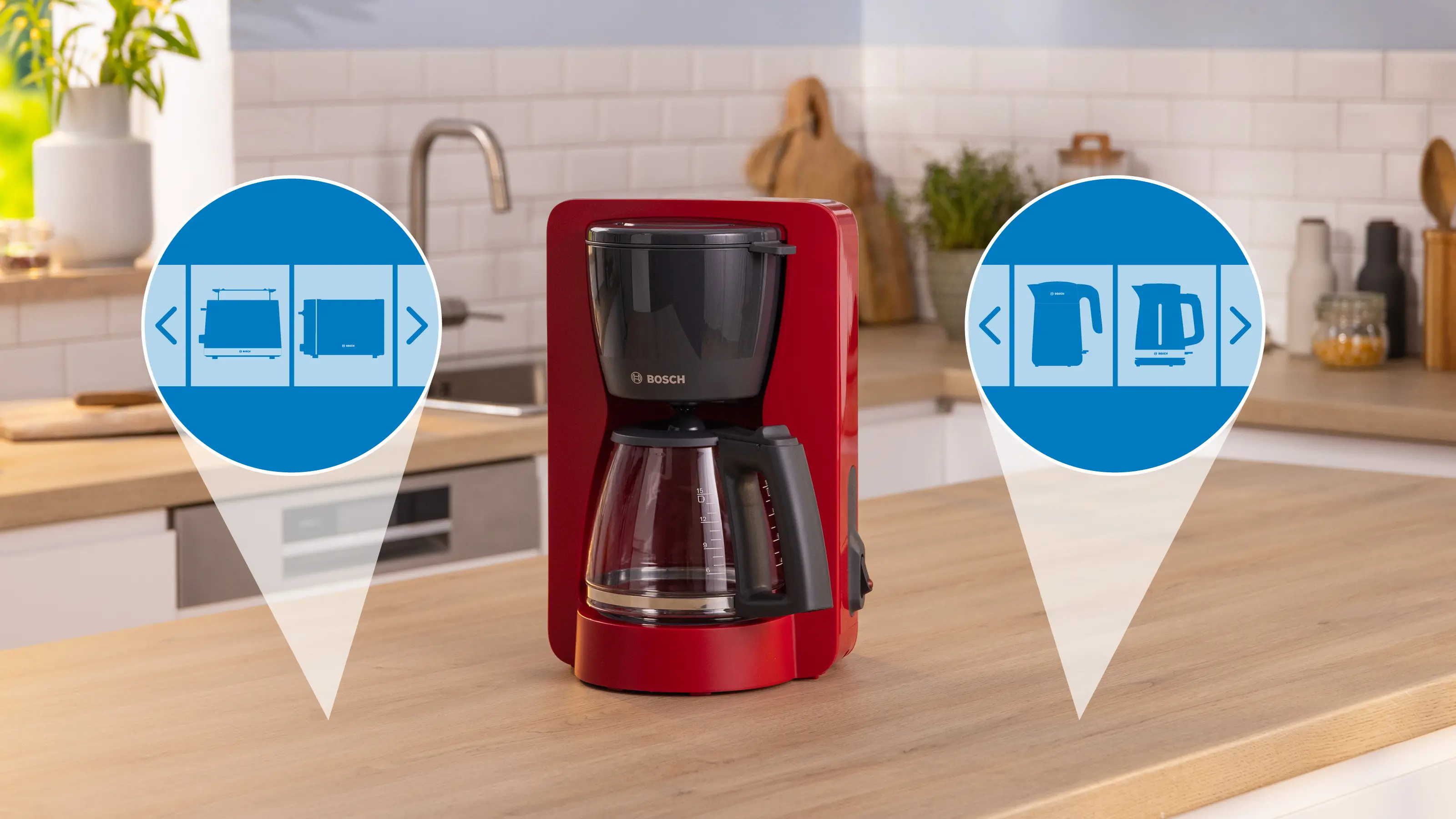 Koffiezetter MyMoment Rood TKA2M114