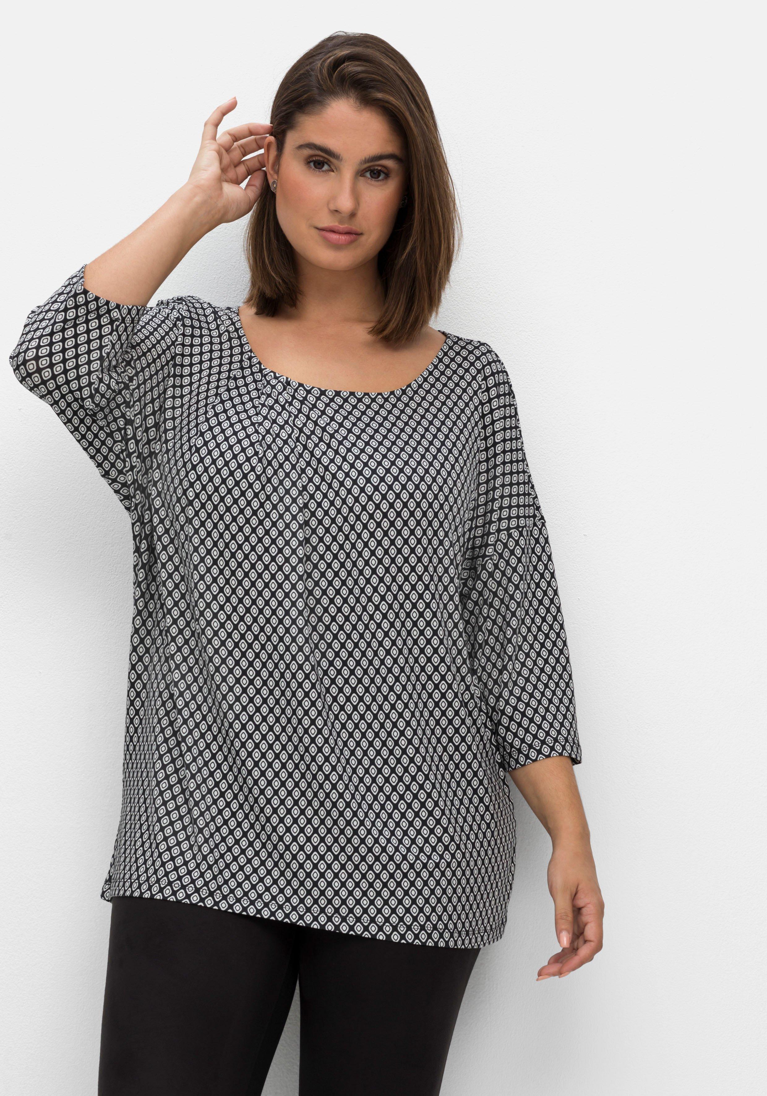 Shirt mit grafischem Druck und 3/4-Arm