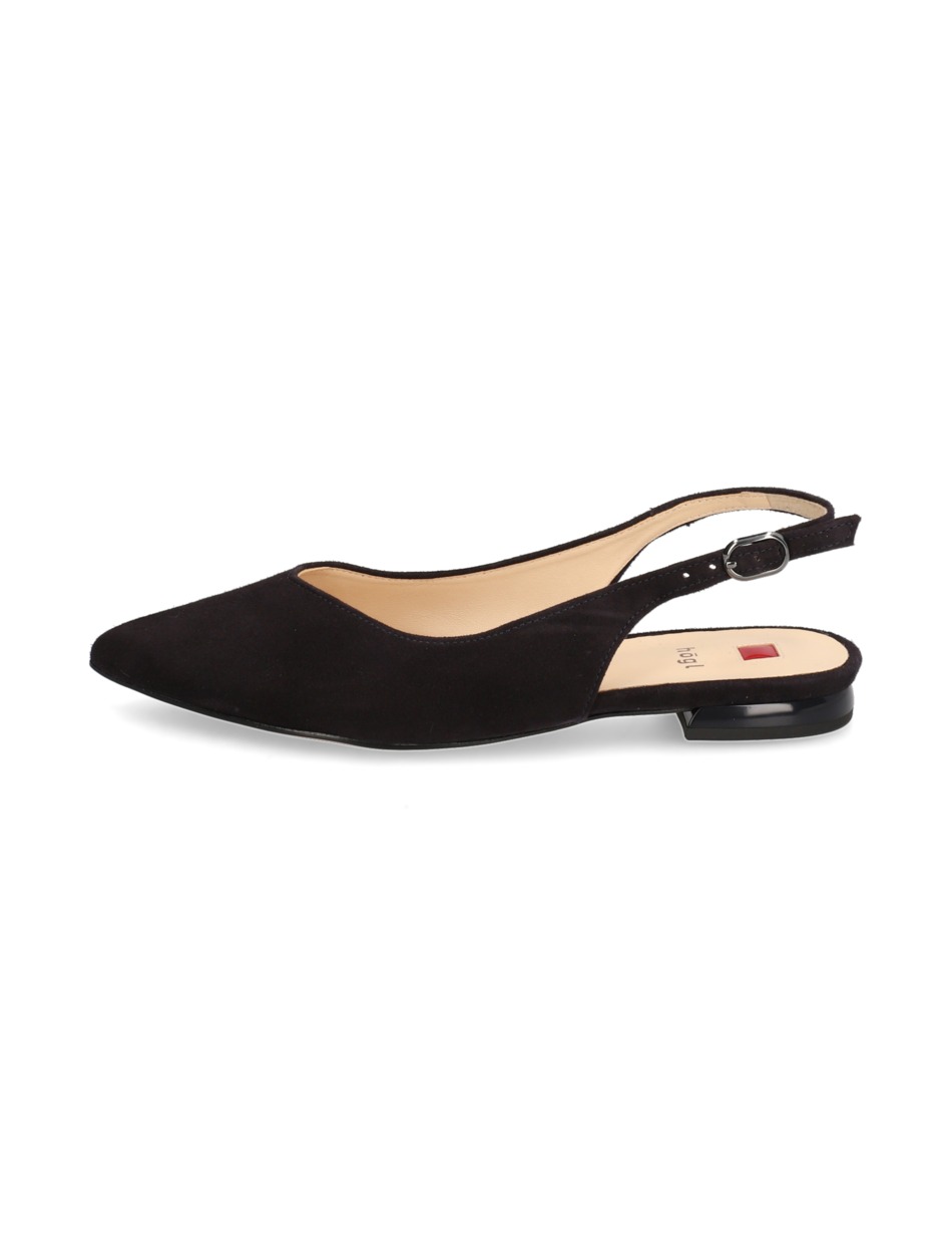 Veloursleder Slingpumps