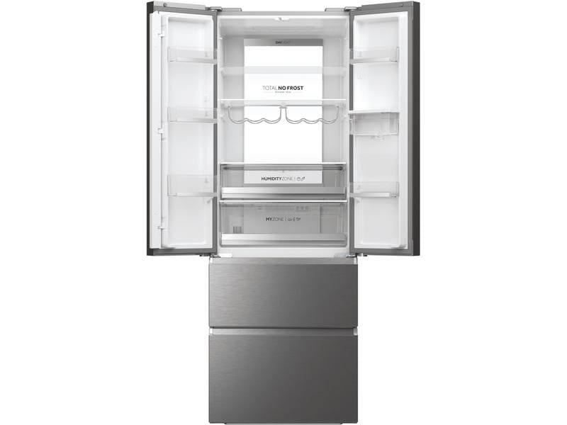 Haier Foodcenter HFW7720EWMP Silber Side by Side Kühlgerät